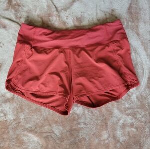 Lululemon Red Athletic Shorts Size 8